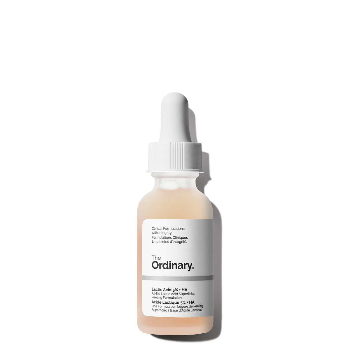 The Ordinary Lactic Acid 5% + HA alpha hydroxy acid (AHA) serum for mild exfoliation